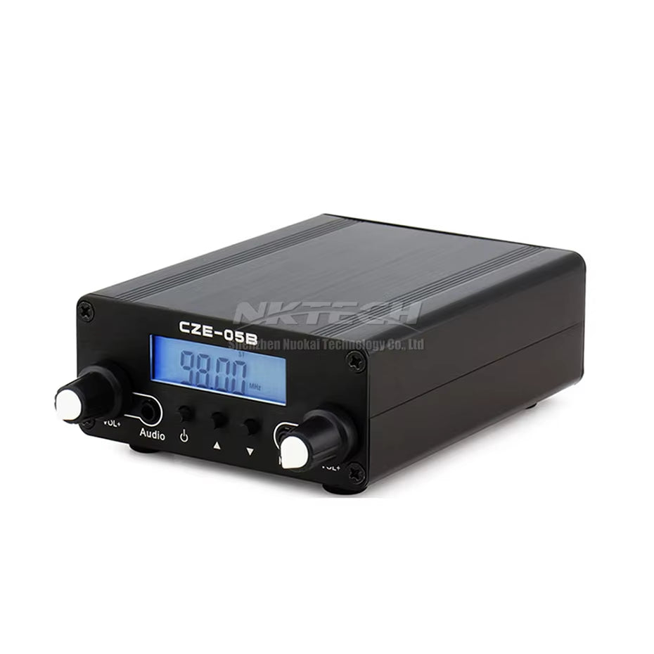 PLL Stereo FM Transmitter Radio Broadcast Station CZE-05B 100Mw/500Mw Frequency 76-108Mhz Home Campus Amplifier Dual Mode