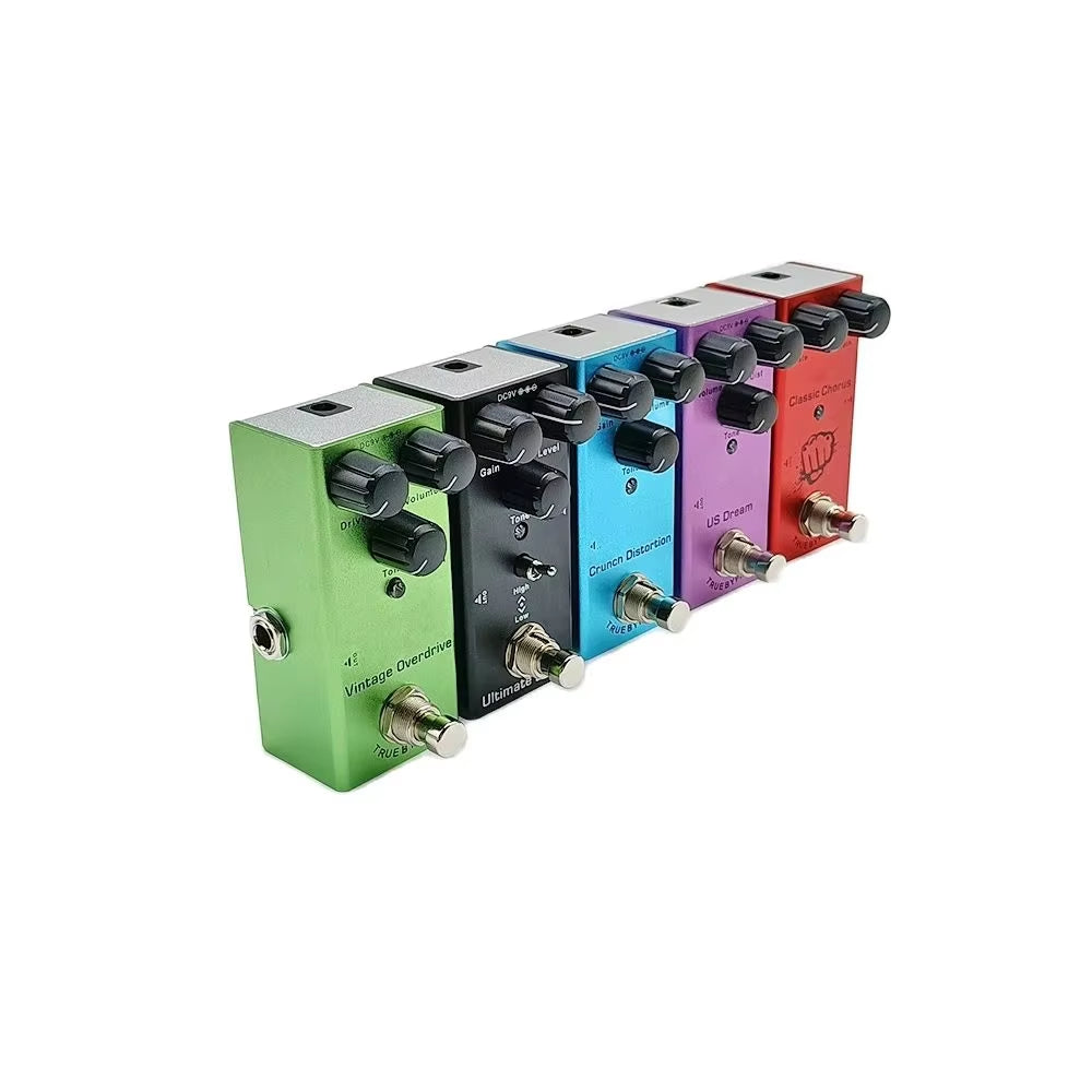 Electric Guitar Pedal Vintage Overdrive/Us Dream/Classic Chorus/Vintage Phase/Tremolo/Analog Delay/Digital Delay/Ultimate Drive