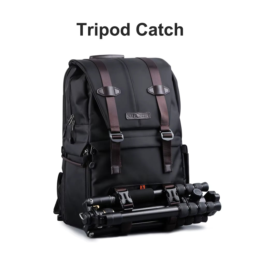 Large Capacity Camera Backpack Waterproof Multifunctional Travel Bag for Canon Nikon Sony Photography Camera Bag