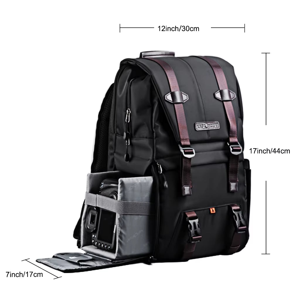 Large Capacity Camera Backpack Waterproof Multifunctional Travel Bag for Canon Nikon Sony Photography Camera Bag