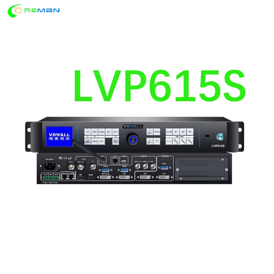 Best Selling Vdwall LVP615/LVP615S/LVP615D/LVP615U Video Processor WIFI USB 2K 4K Processor A6000 LVP609 LVP919 LVP909 LED Wall
