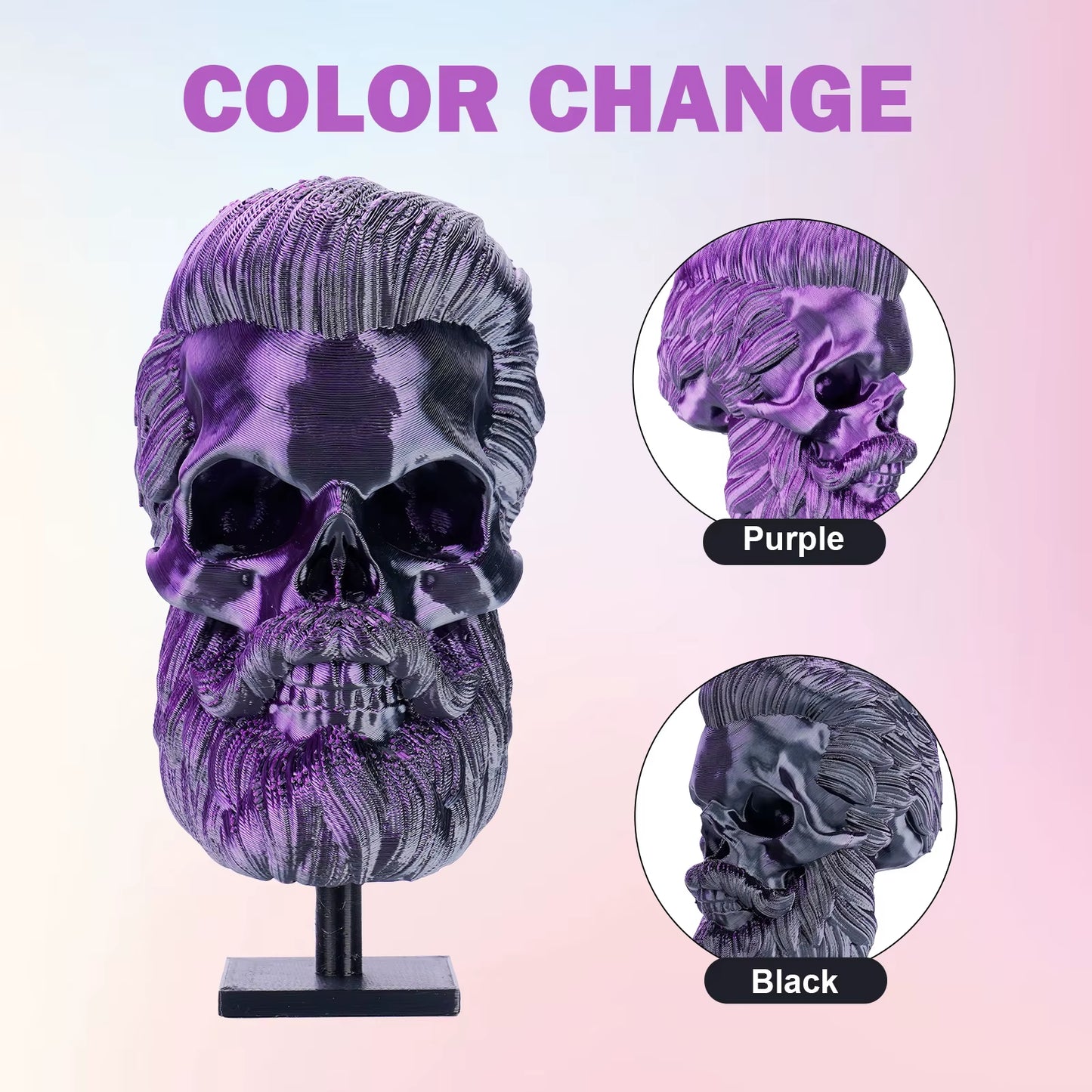 Dual Color Series Silk PLA and Matte PLA 1KG 1.75Mm Diameter High Quality Filament for FDM 3D Printing New Arrival