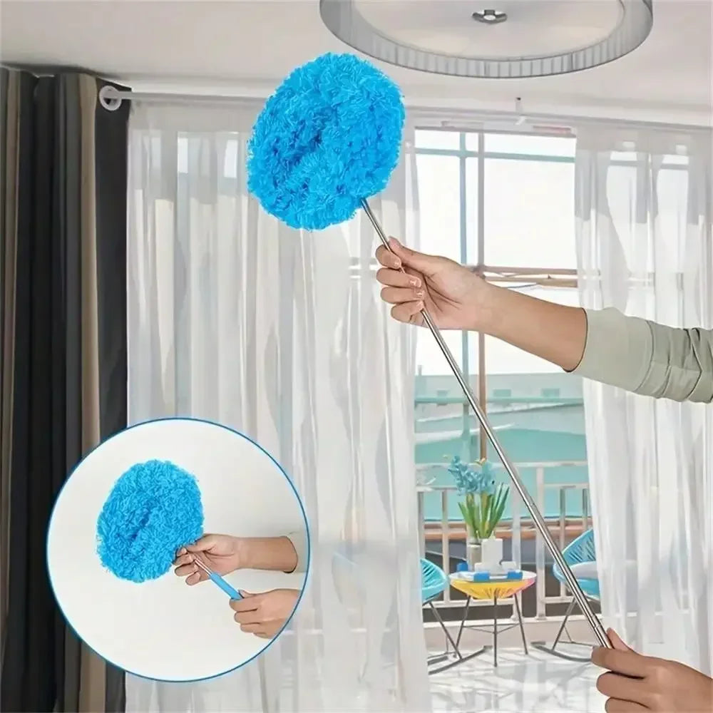 Microfiber Ceiling Fan Duster Extends Up To Long Handled Dust Locking Reusable And Cleaner Brush For Effortless Cleaning