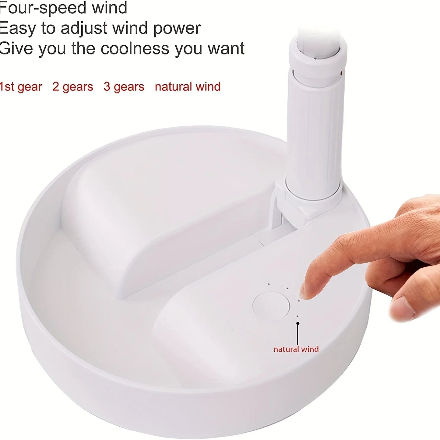Retractable Fan USB Charging Folding Portable Mini Electric Fan Dormitory Outdoor Cooling Appliances Adjustable Home Fans