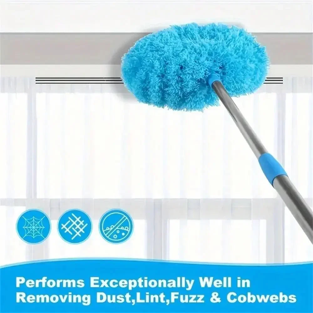 Microfiber Ceiling Fan Duster Extends Up To Long Handled Dust Locking Reusable And Cleaner Brush For Effortless Cleaning