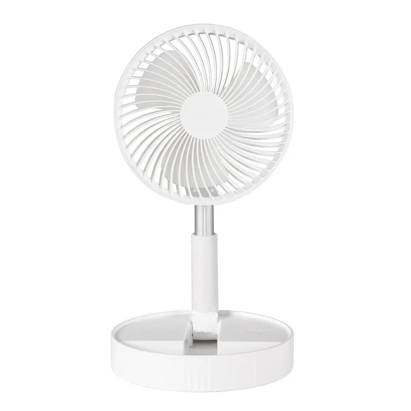 Retractable Fan USB Charging Folding Portable Mini Electric Fan Dormitory Outdoor Cooling Appliances Adjustable Home Fans