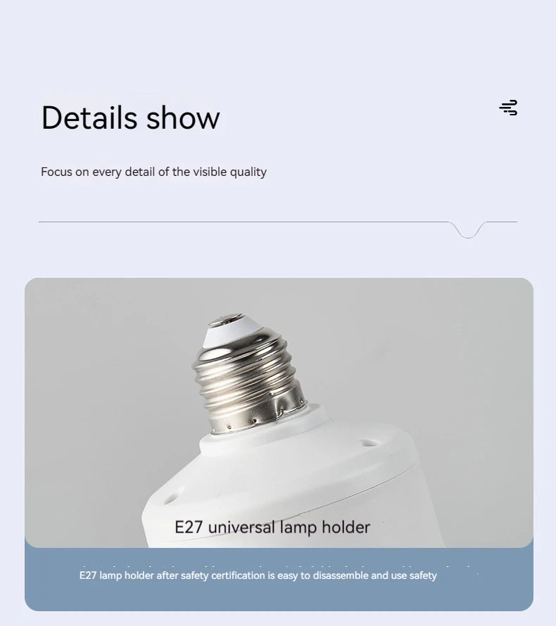 LED Ceiling Fan With Light E27 Socket Remote Control Dimmable 30W Modern Smart Wireless Fans Lighting For Bedroom Garage Kitchen
