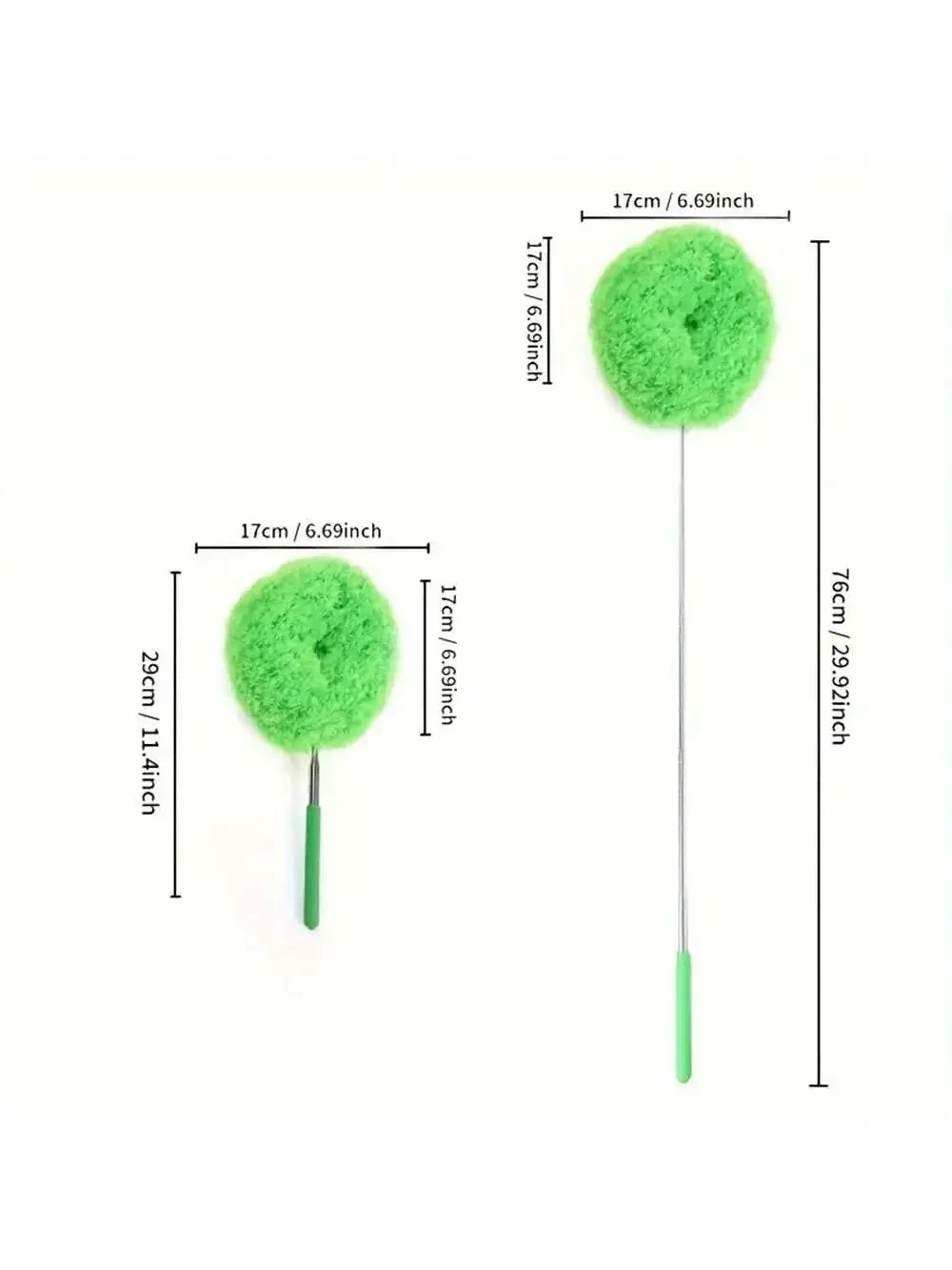 Microfiber Ceiling Fan Duster Extends Up To Long Handled Dust Locking Reusable And Cleaner Brush For Effortless Cleaning