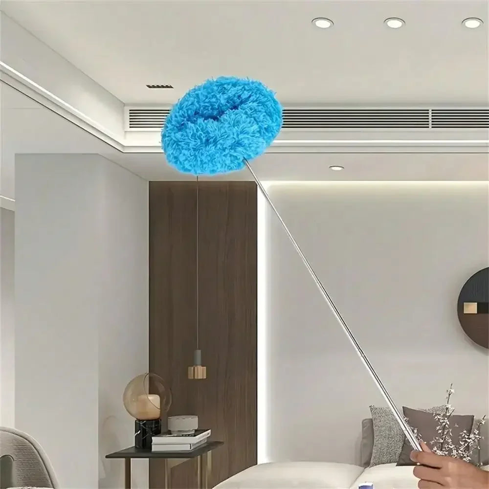 Microfiber Ceiling Fan Duster Extends Up To Long Handled Dust Locking Reusable And Cleaner Brush For Effortless Cleaning