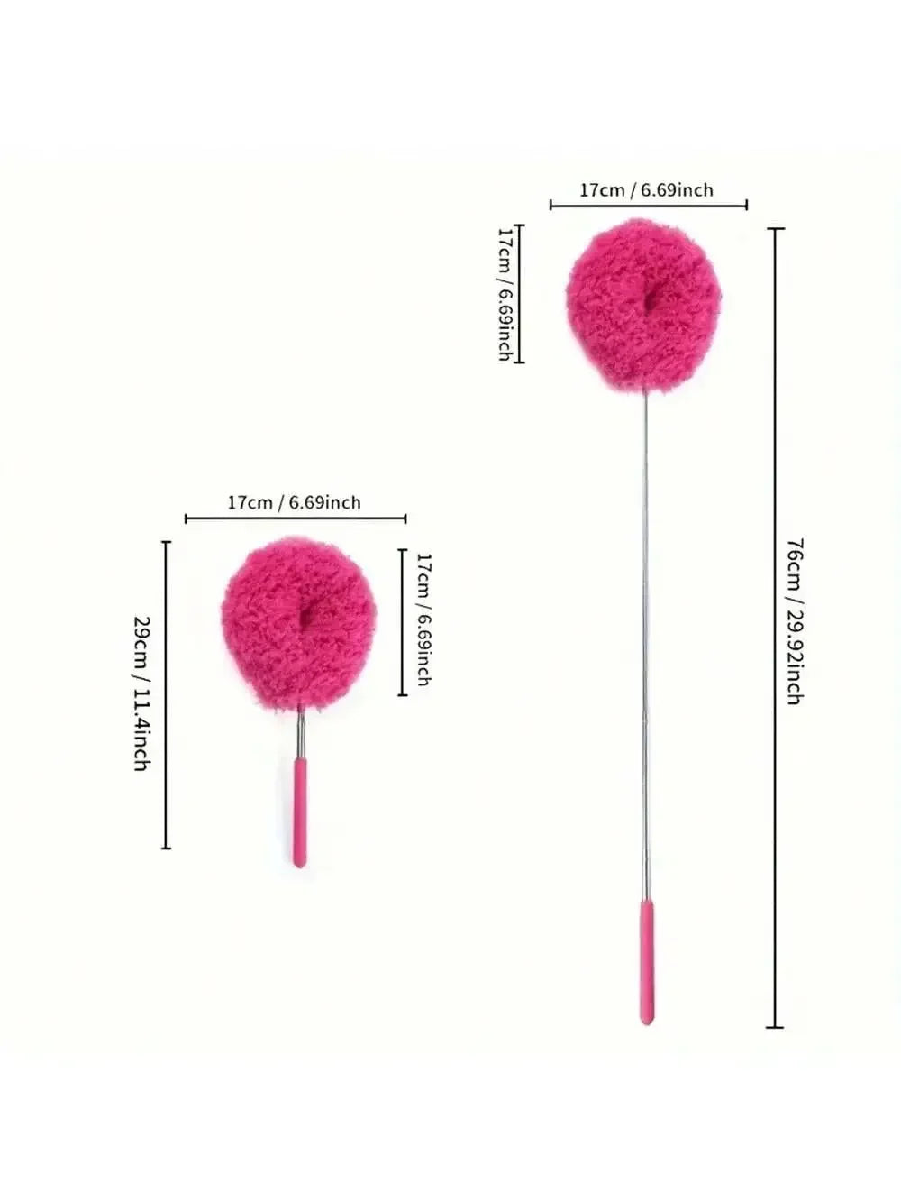 Microfiber Ceiling Fan Duster Extends Up To Long Handled Dust Locking Reusable And Cleaner Brush For Effortless Cleaning