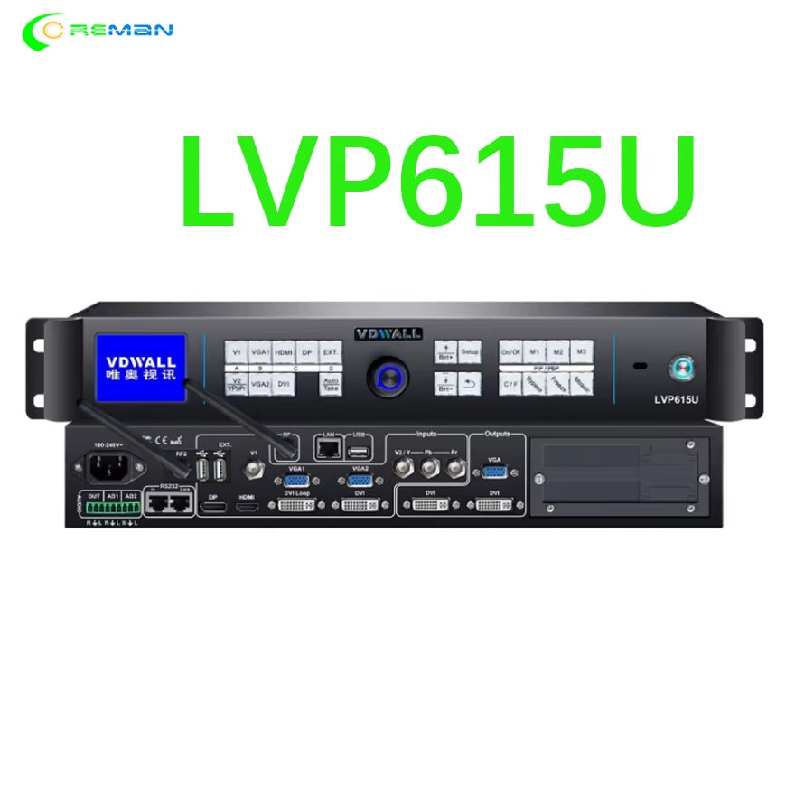 Best Selling Vdwall LVP615/LVP615S/LVP615D/LVP615U Video Processor WIFI USB 2K 4K Processor A6000 LVP609 LVP919 LVP909 LED Wall