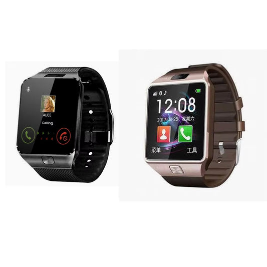 Touchscreen Bluetooth DZ09 Smart Watch Support SIM Card Multiple Languages Sports Fitness Tracker Camera Wrist Smart Phone Watch