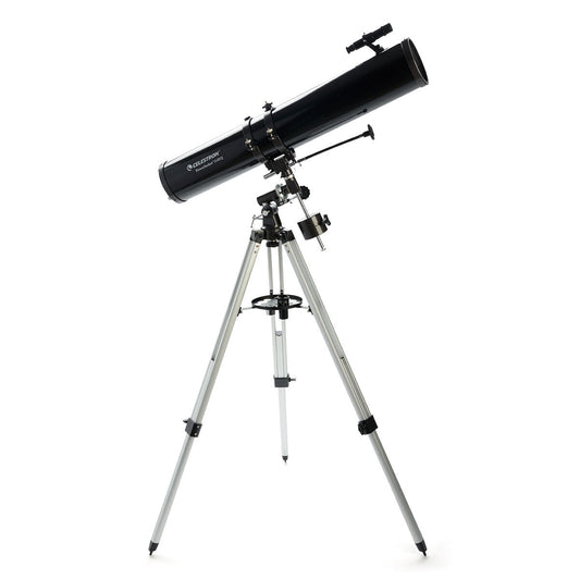 Powerseeker 114EQ Telescope with Motor Drive, Phone Adapter and Moon Filter