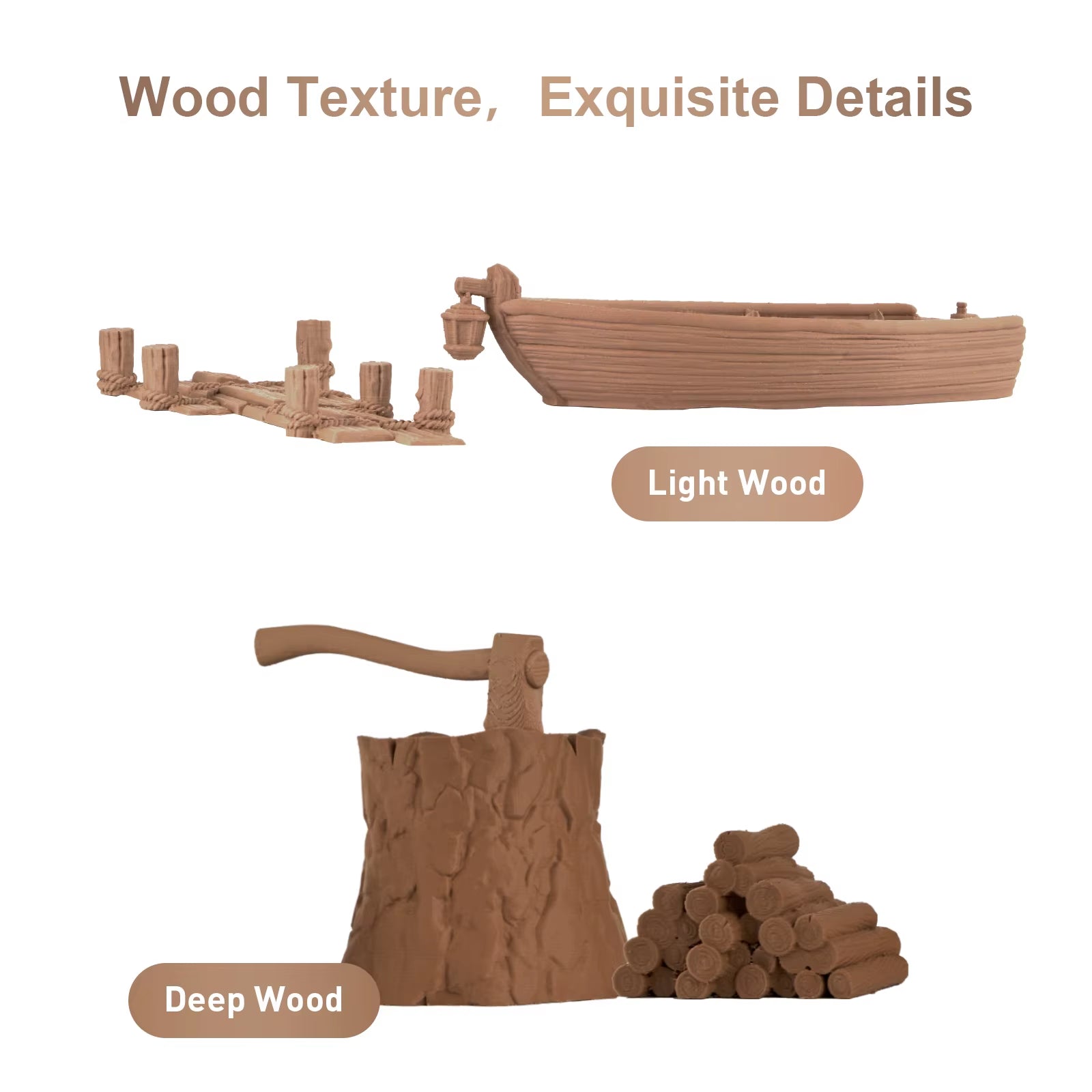 Wood PLA Filament 1KG Diameter 1.75Mm +-0.03Mm for FDM 3D Printer/Pen No Bubble High Quality 3D Printing Materials