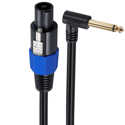 Speaker Male to 1/4 Ts 6.35Mm Male Sound 6.35 Fmale&Male to Male Single Tone Audio Cable Mono Speakon Adapter Cord Adaptor Wire