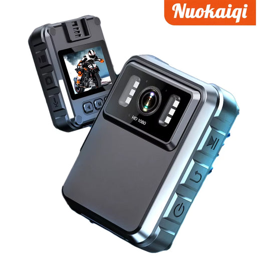 Mini Law Enforcement Camera Full HD 1080P 2 Inch IPS Screen Night Vision Video Recorder Security Police Law Enforcement Mini Cam