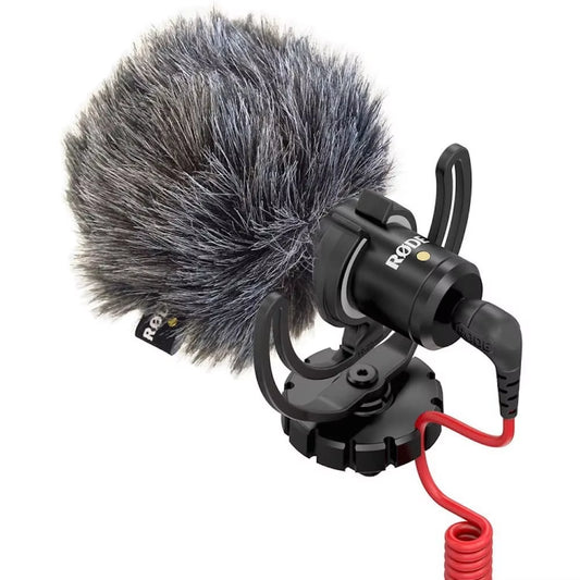 Rode Videomicro Compact On-Camera Recording Microphone for Canon Nikon Lumix Sony DJI Osmo DSLR Camera Microfone