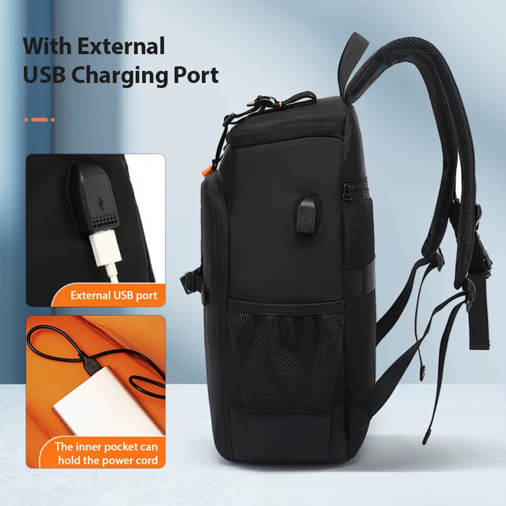 Camera Backpack Water-Resistant Camera Bag Photography Backpack Large Capacity Camera Case with Tripod Holder 15.6 Inch Laptop