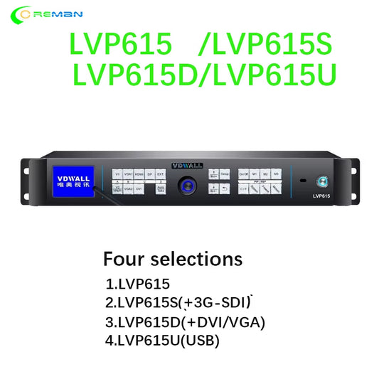 Best Selling Vdwall LVP615/LVP615S/LVP615D/LVP615U Video Processor WIFI USB 2K 4K Processor A6000 LVP609 LVP919 LVP909 LED Wall