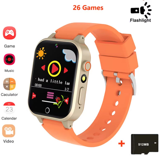 Kids Smart Watches for Girls Boys with 26 Games Touch Screen Camera Pedometer Video MP3 Alarm Kids Digital Watch Birthday Gift