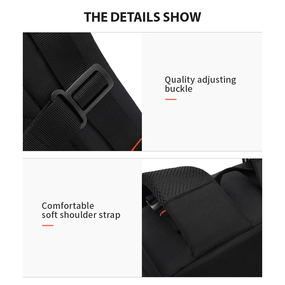 Camera Backpack Water-Resistant Camera Bag Photography Backpack Large Capacity Camera Case with Tripod Holder 15.6 Inch Laptop