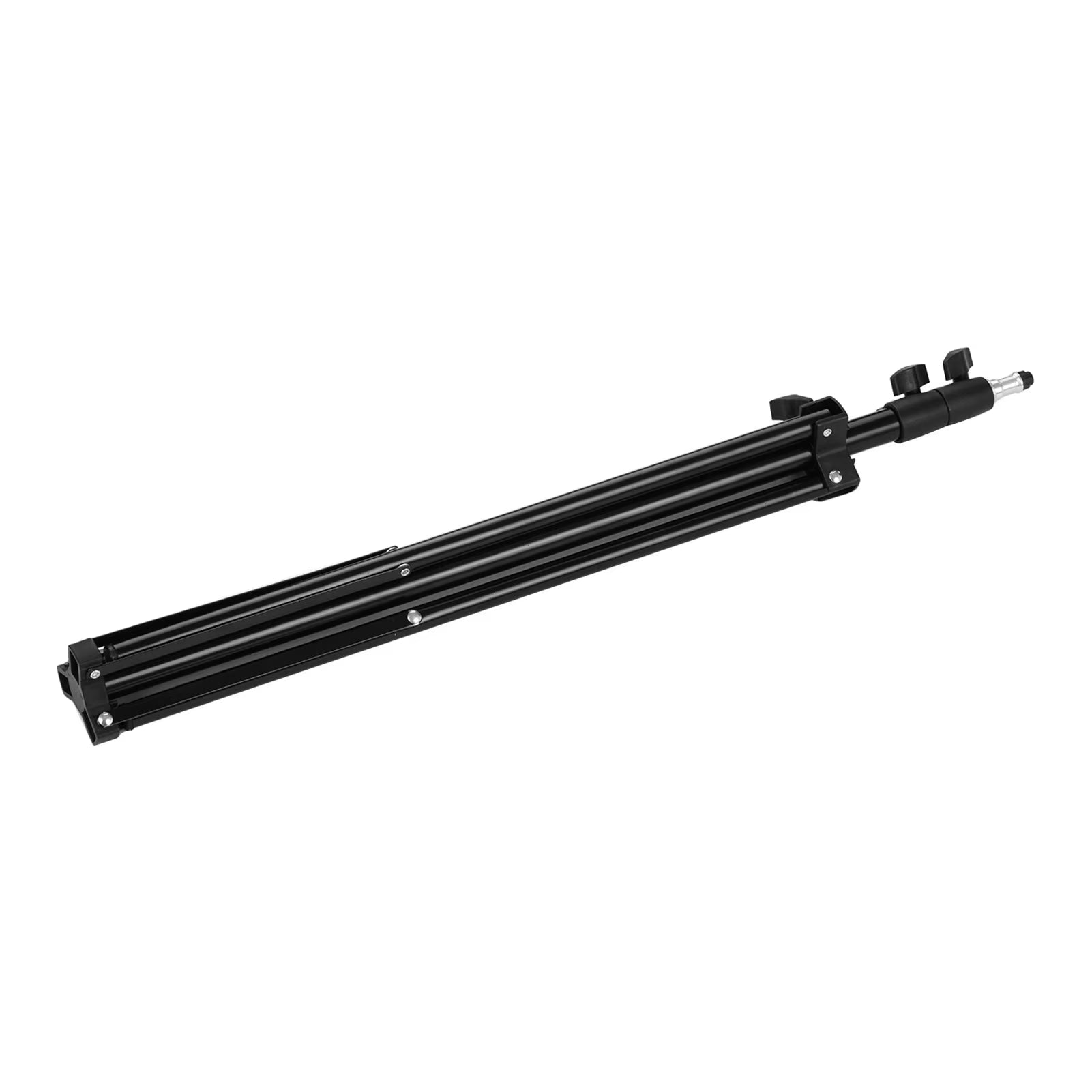Adjustable Metal Tripod Light Stand Max. Height 2M/6.6Ft with 1/4 Inch Screw for Photography Studio LED Video Light Umbrella Rin